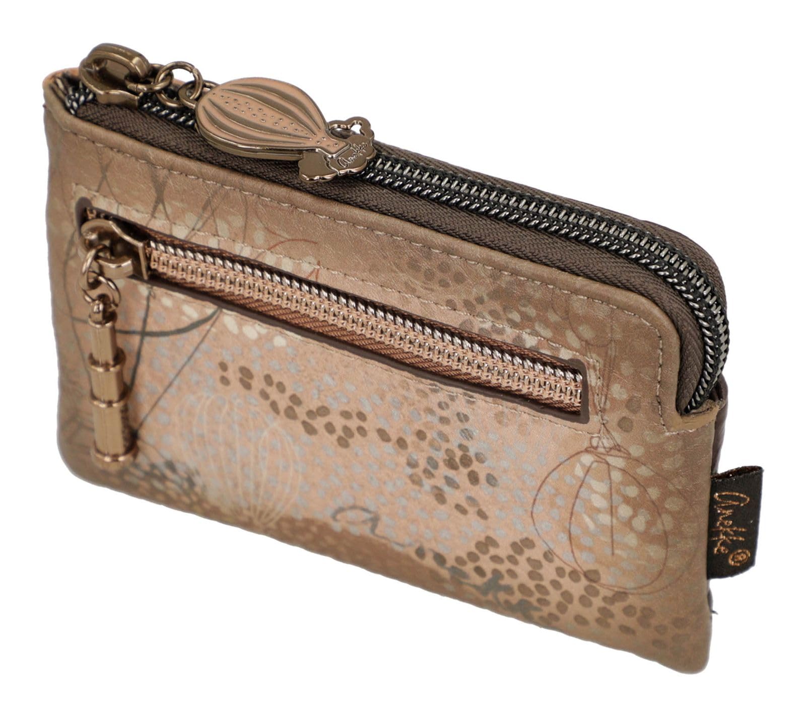 Anekke Voyage portacarte piccolo marrone 12x8,5 cm 4 carte
