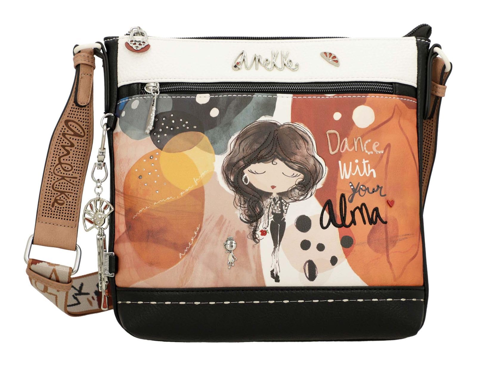 Anekke Alma 40703-069 Mini Tracolla Marrone 13x19x7 cm