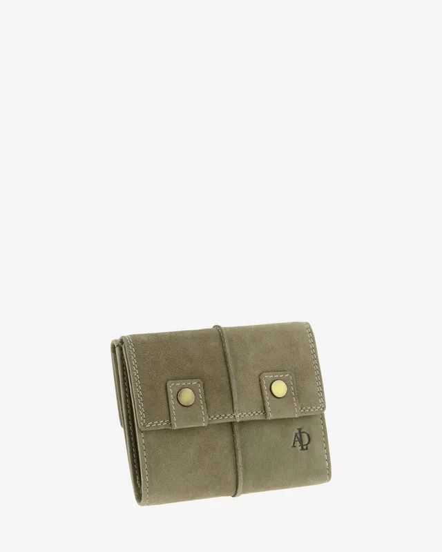 Adapell Shima 4219 portafoglio pelle oliva RFID 9 carte