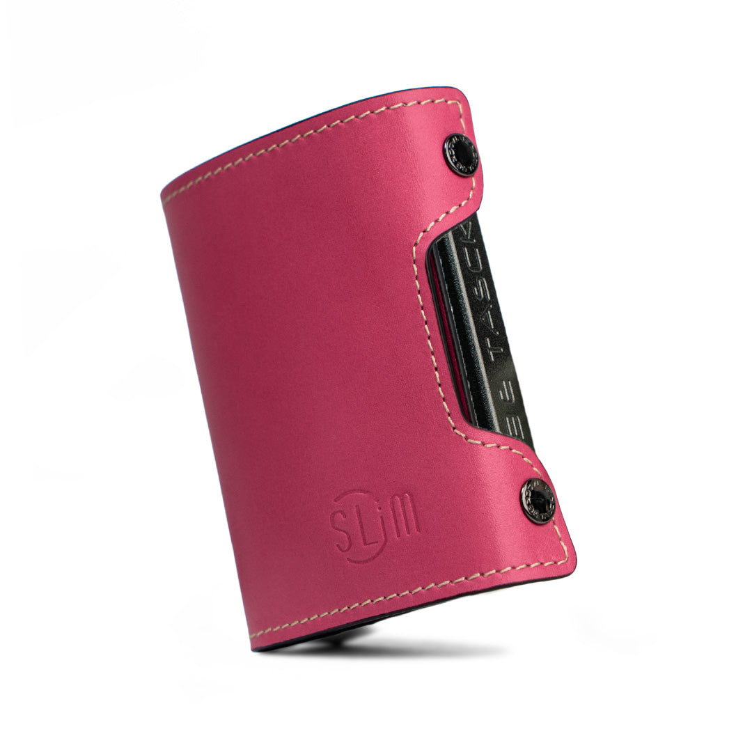 SLim Be Tasck Portafoglio Pelle Vegetale Fucsia Frame