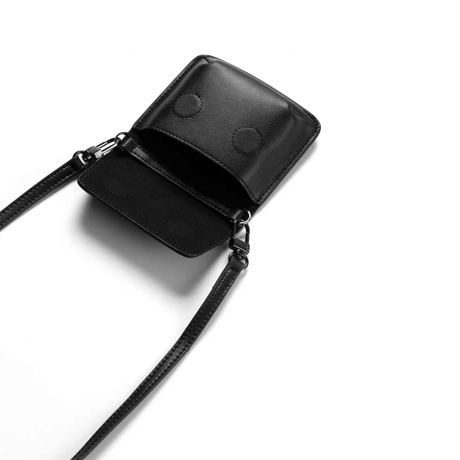 VULKIT Accessories VPA124 custodia auricolari microfibra nera