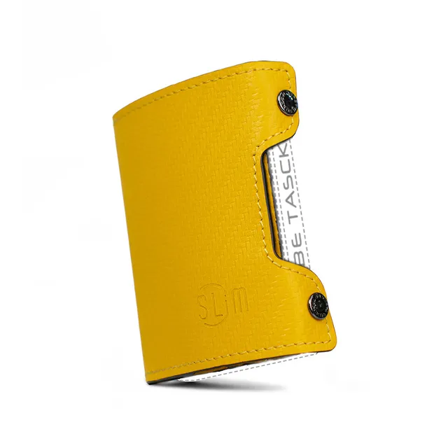 SLim Cover Pelle Be Tasck Carbon Giallo
