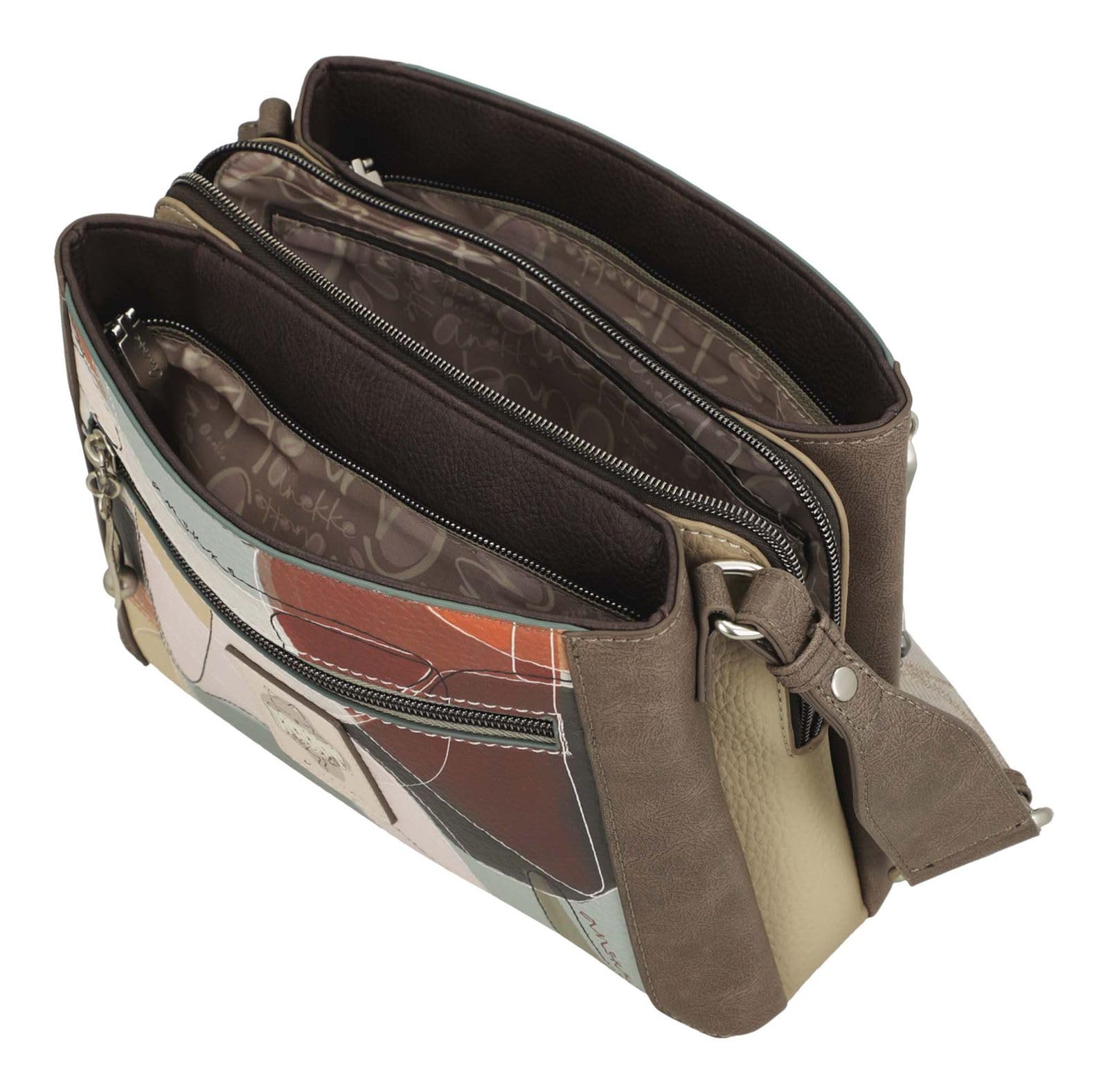 Anekke Sophia Borsa Tracolla Quadrata Donna Stampata