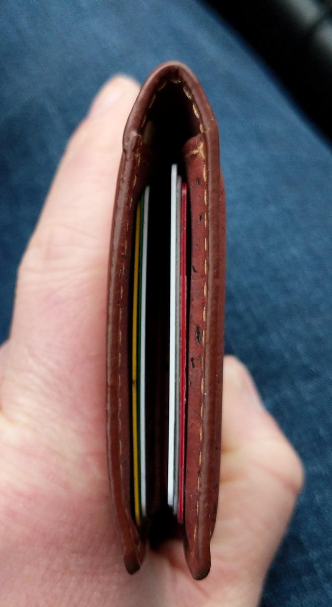 Corkor Portafoglio Uomo Sughero Rosso RFID Vegan
