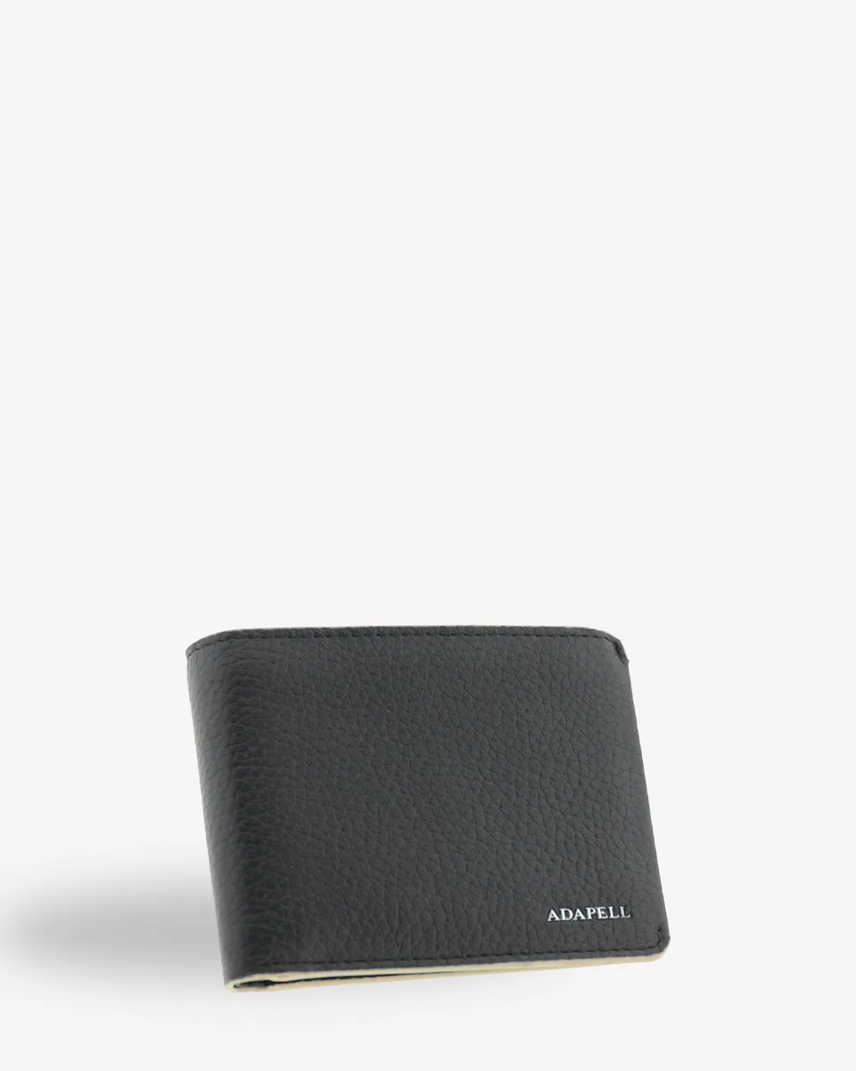 Adapell Nexo 1672 portafoglio pelle nero RFID