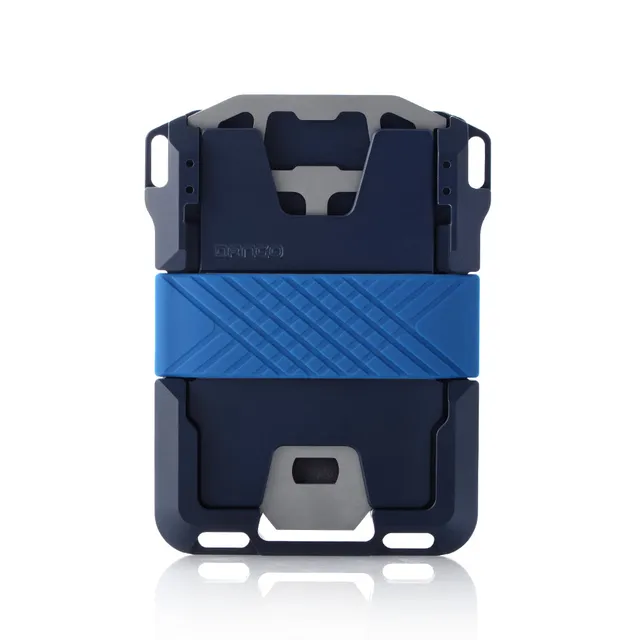 Dango M1 Maverick Portafoglio verticale blu 10 carte
