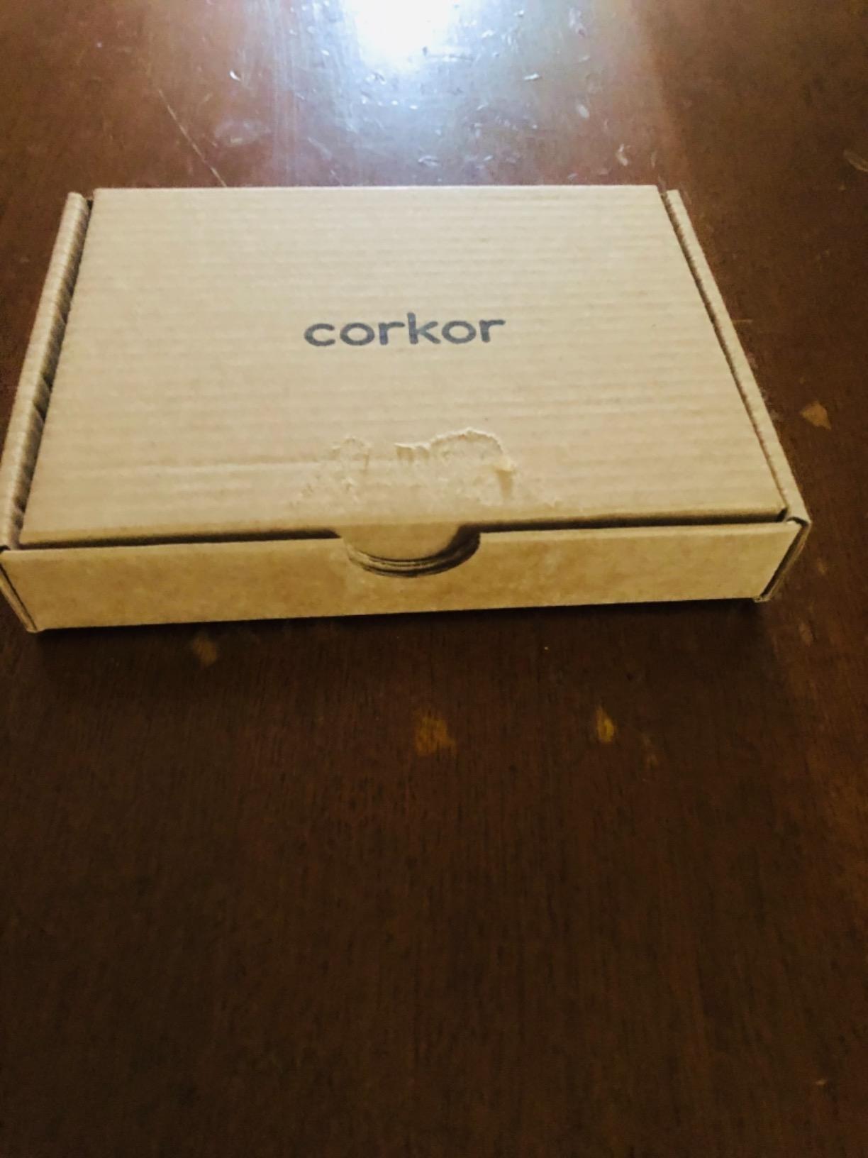Corkor Wallets Portafoglio Sughero RFID Marrone Chiaro