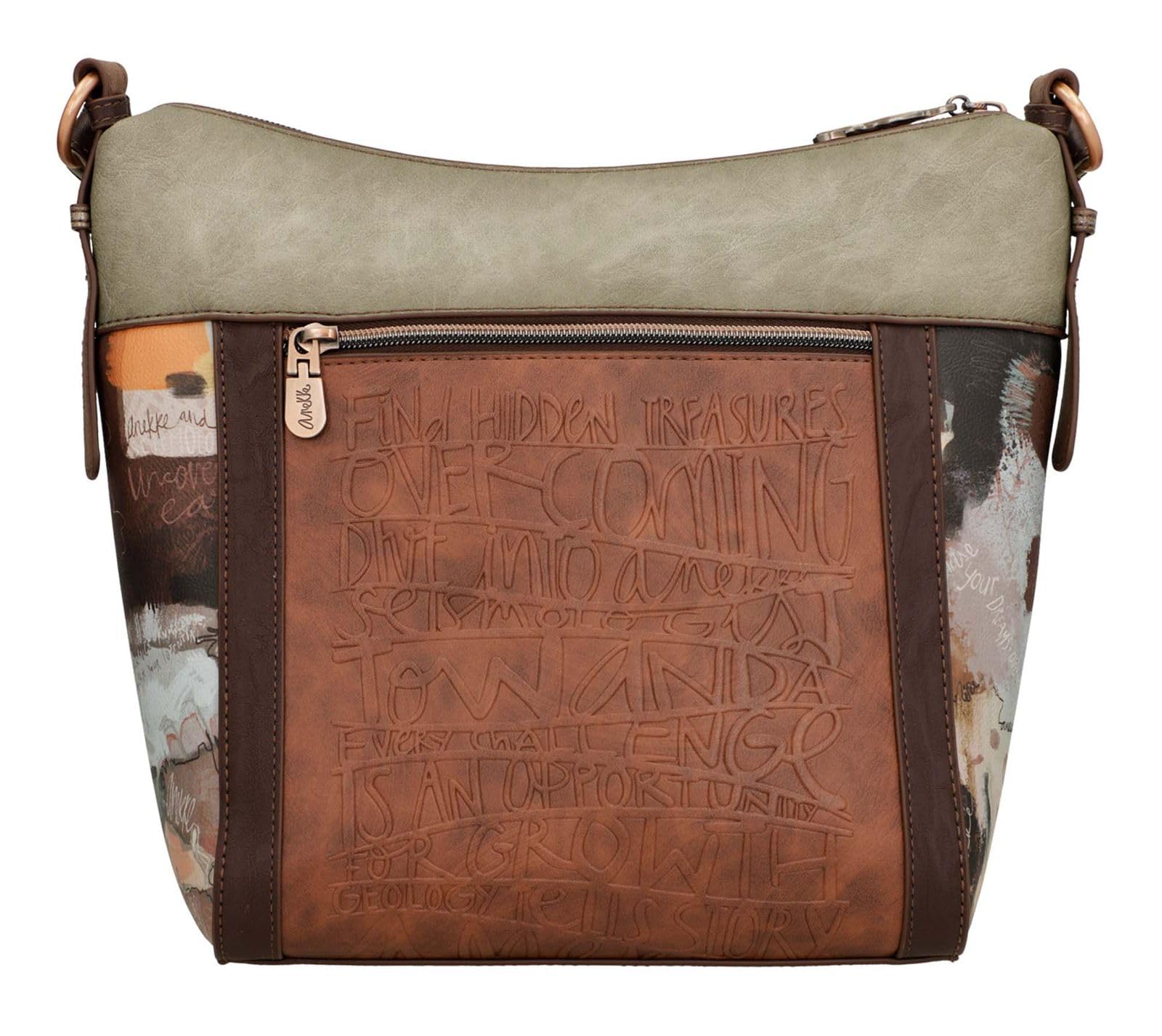 Anekke Core Grande Bandolera Borsa a Tracolla 4 Tasche Donna