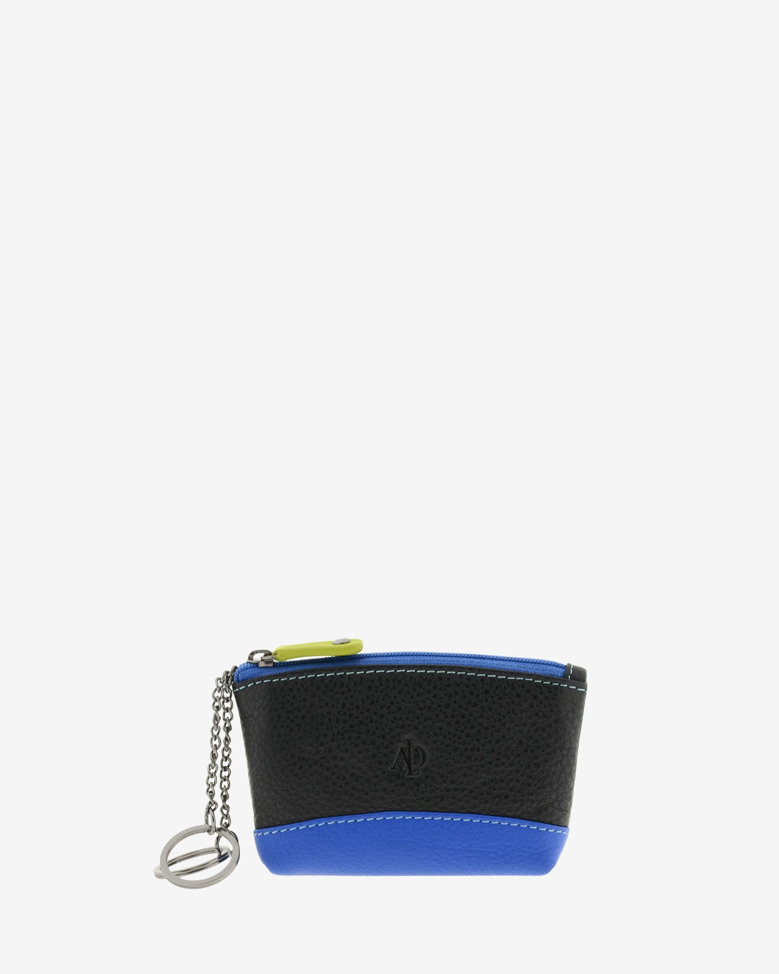 Adapell 8014-C portamonete piccolo nappa nero con anello chiavi