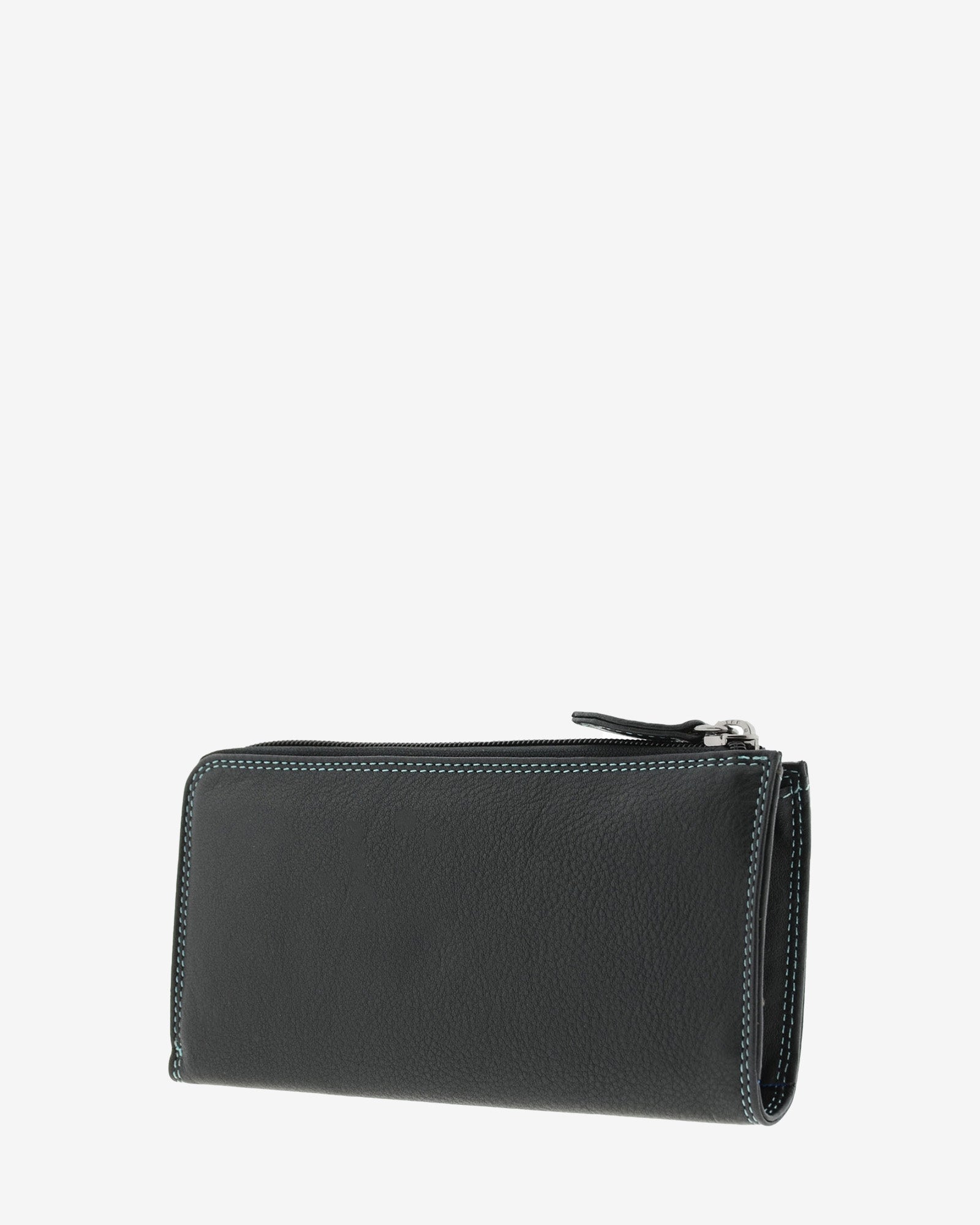 Adapell Satine 4166 portafoglio grande donna nero zip