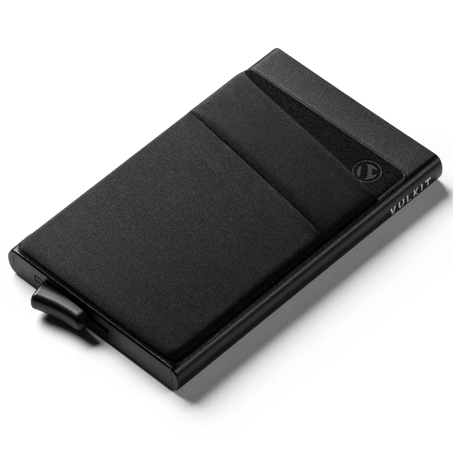 VULKIT VC104 porta carte slim alluminio nero monete