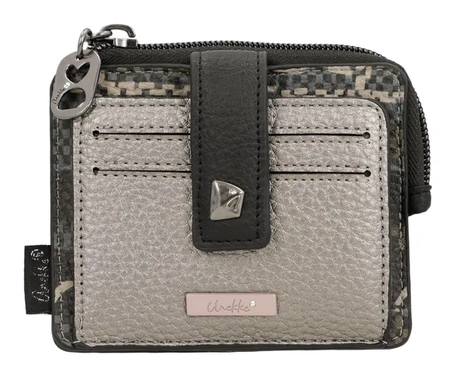 Anekke Iron Portatessere Piccolo con Zip Monete