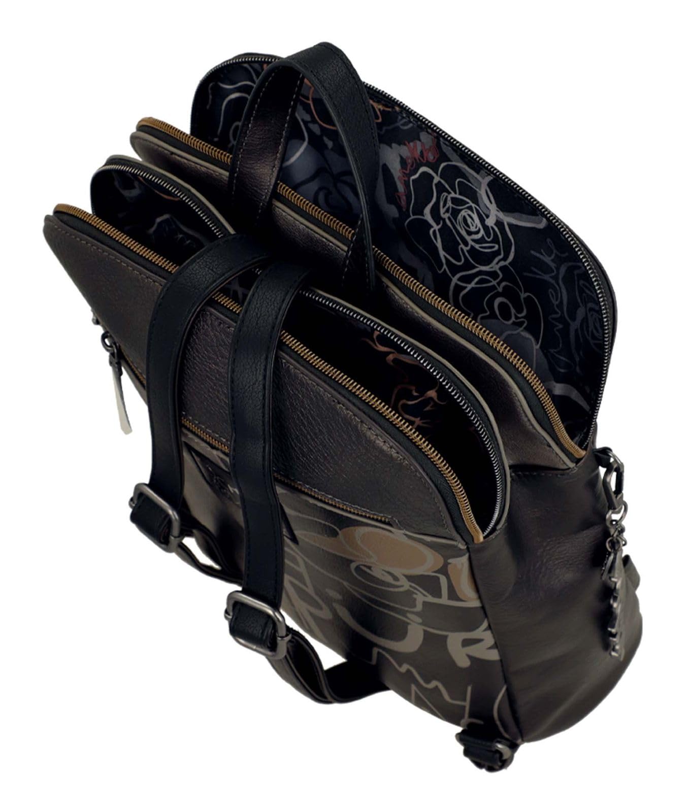 Anekke Nature Koko Zaino Triple Scomparto Donna Stampato