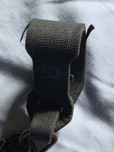 Dango Belts Belt Fob portachiavi pelle nero Jet Black singolo