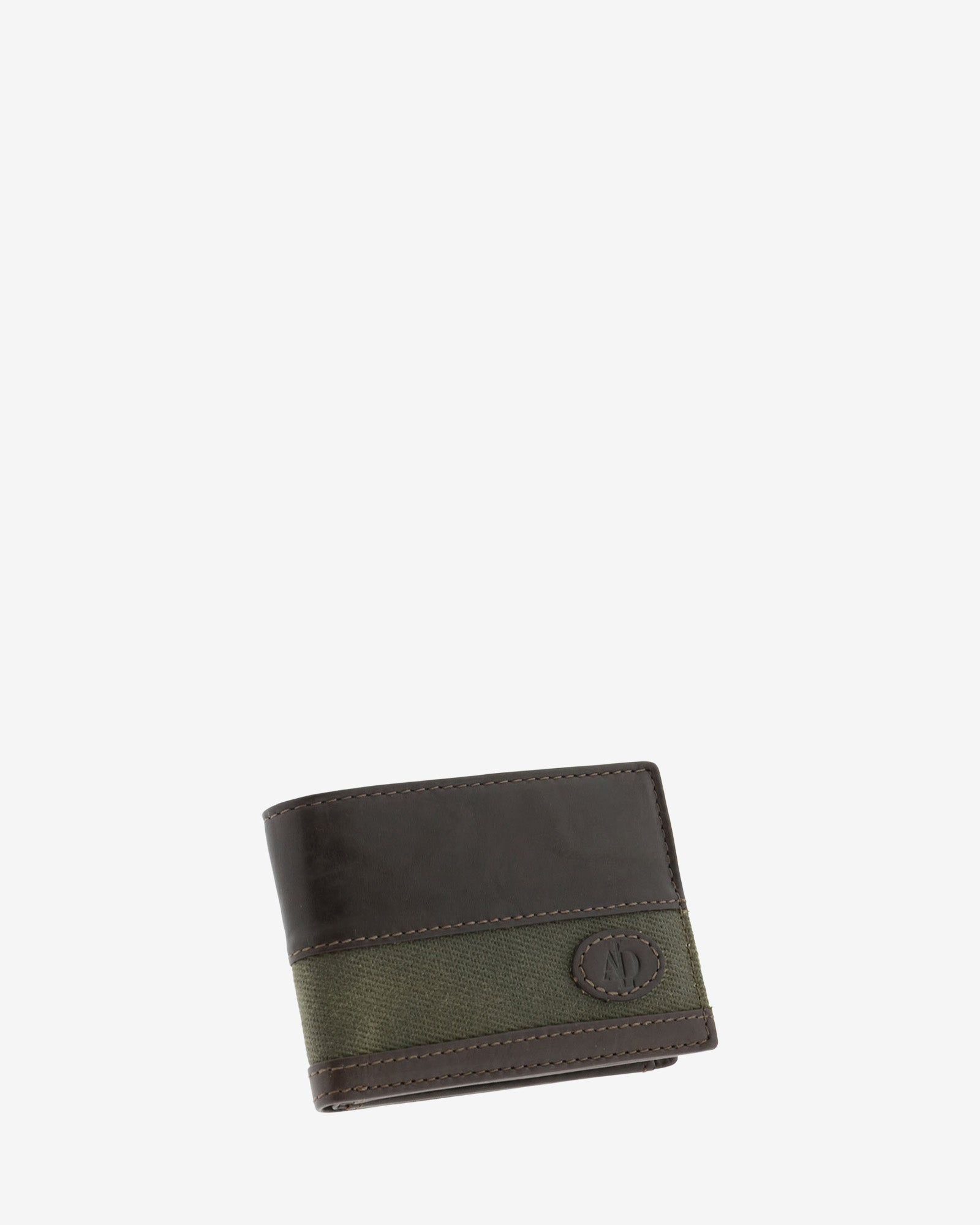 Adapell Range 1621 portafoglio uomo pelle canvas