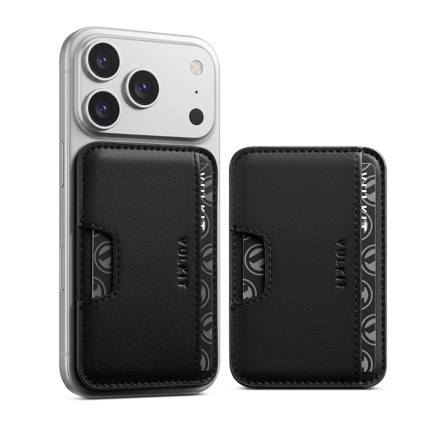 VULKIT VPA123 porta carte telefono adesivo ultrasottile nero
