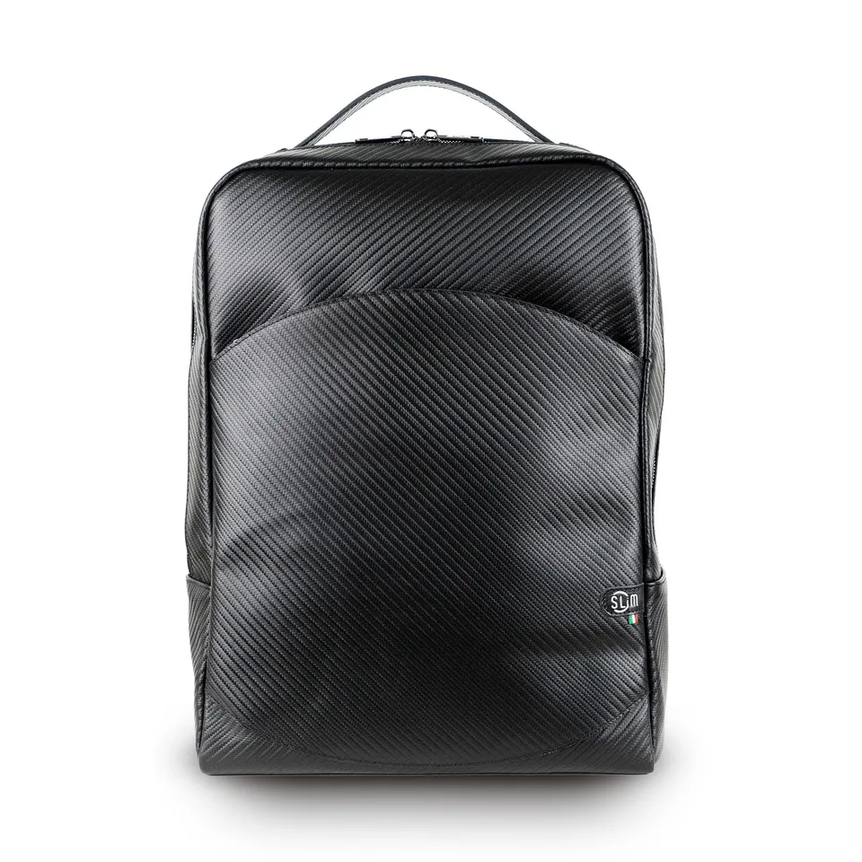 SLim Zaino SLim Zaino Pelle Carbon Nero 19L