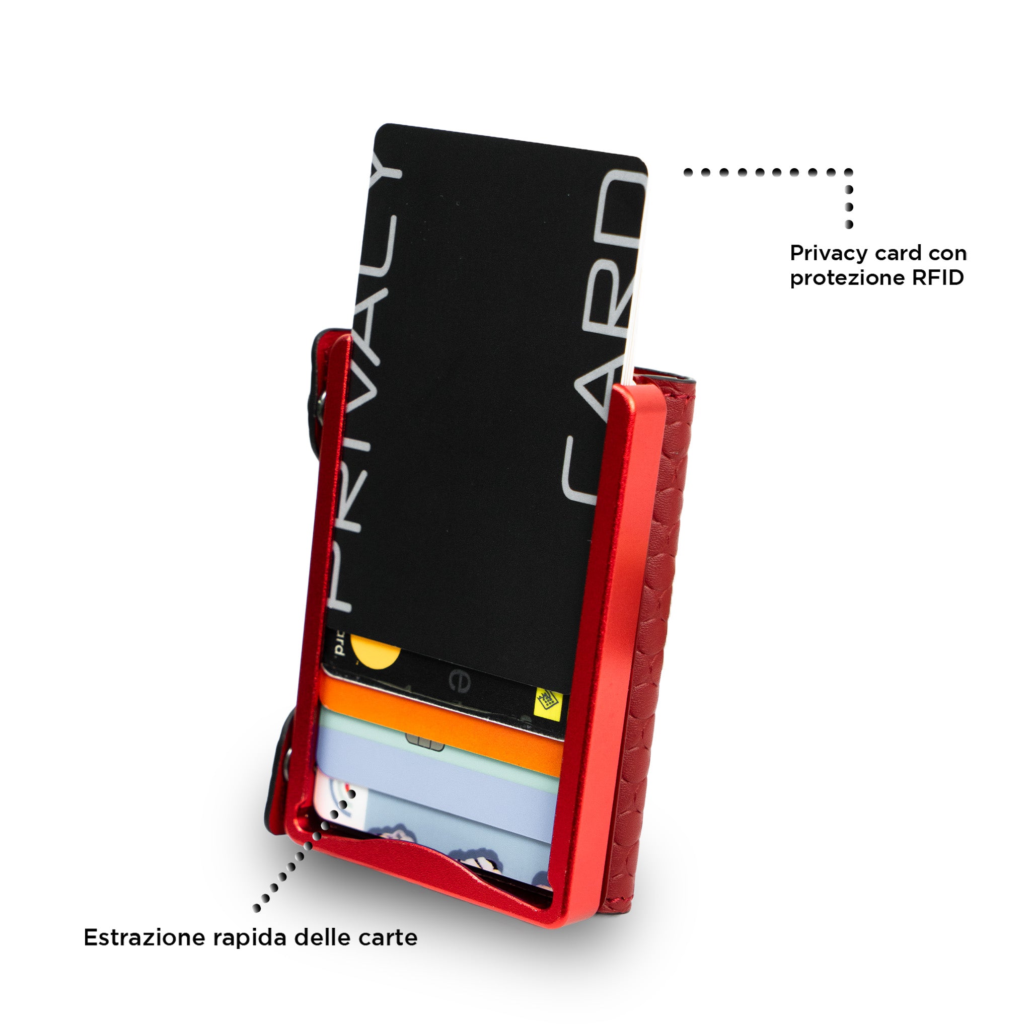 SLim Be Tasck Portafoglio Bolle Bordeaux