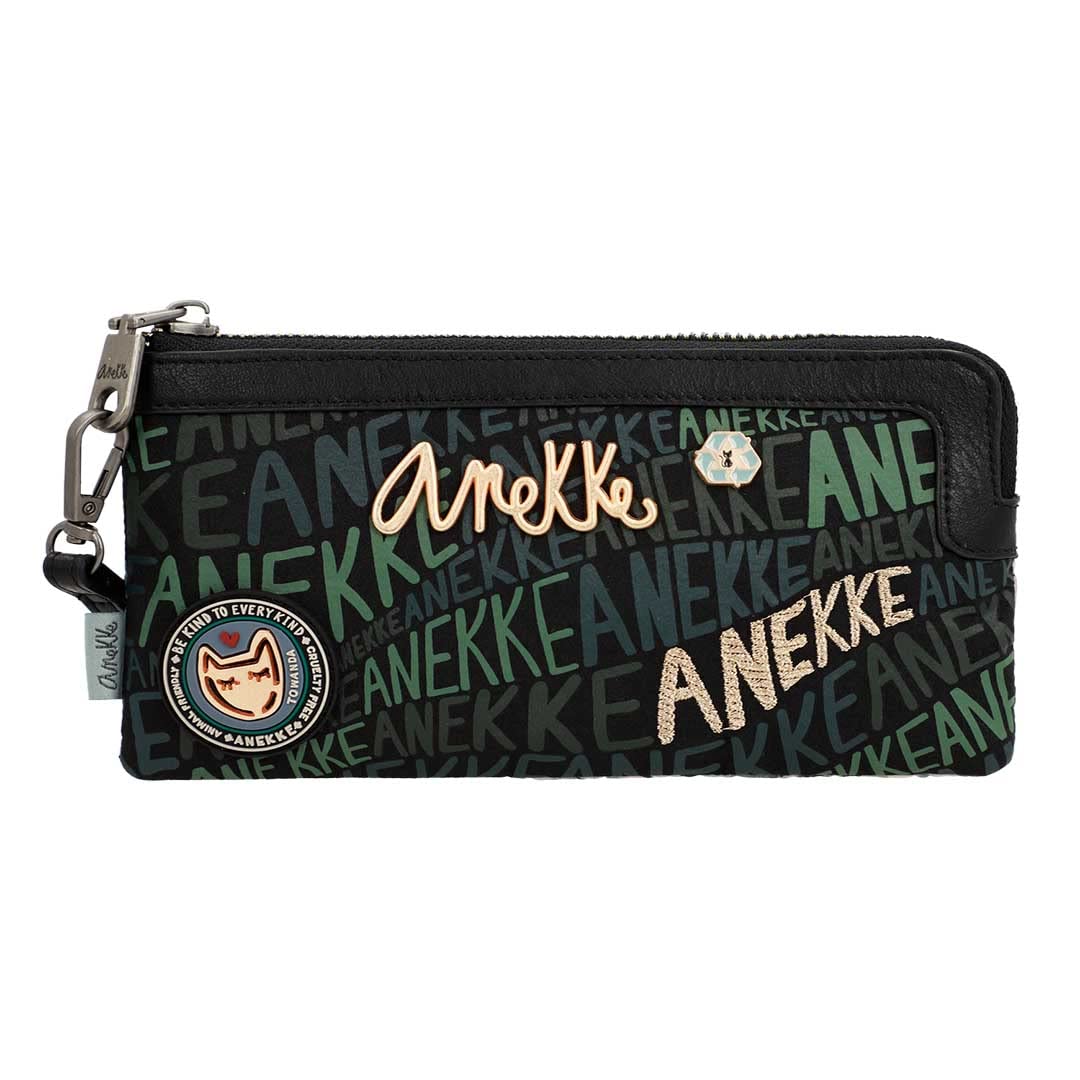 Anekke Nature Woods Portafoglio Pochette RFID Maniglia
