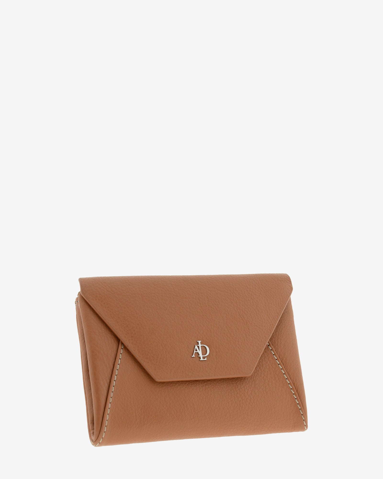 Adapell Lettera 4236 Portafoglio Donna Marrone Doppia Zip