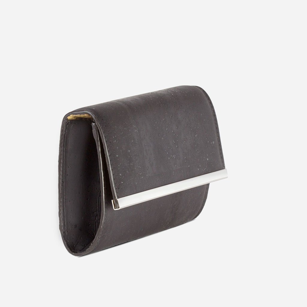 Corkor Bags Pochette in Sughero Nero S da Sera