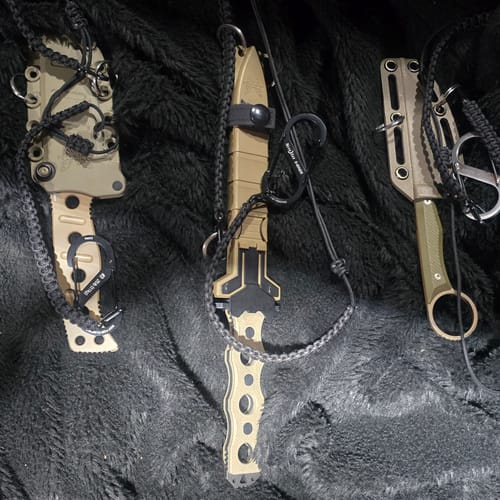 Dango Neck Lanyard cordino collo nero paracord 20ft