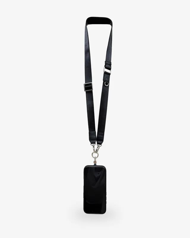 Adapell Nexo lanyard telefono nylon nero regolabile 150cm