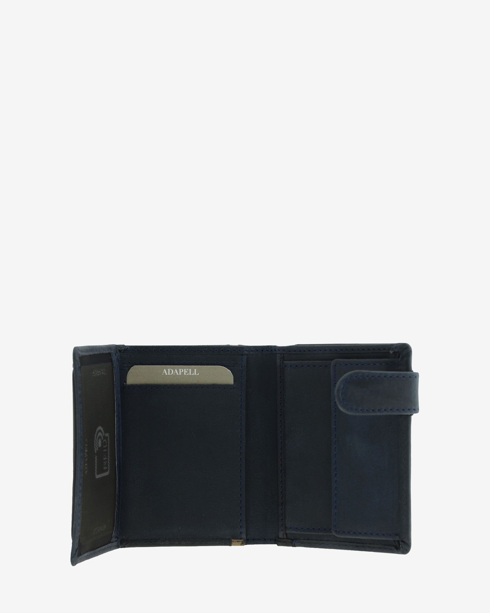 Adapell Oxford 1640 portafoglio uomo pelle nero