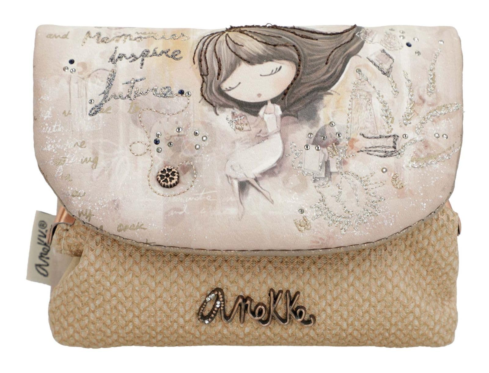 Anekke Memories portafoglio patta compatto stampa 12 cm