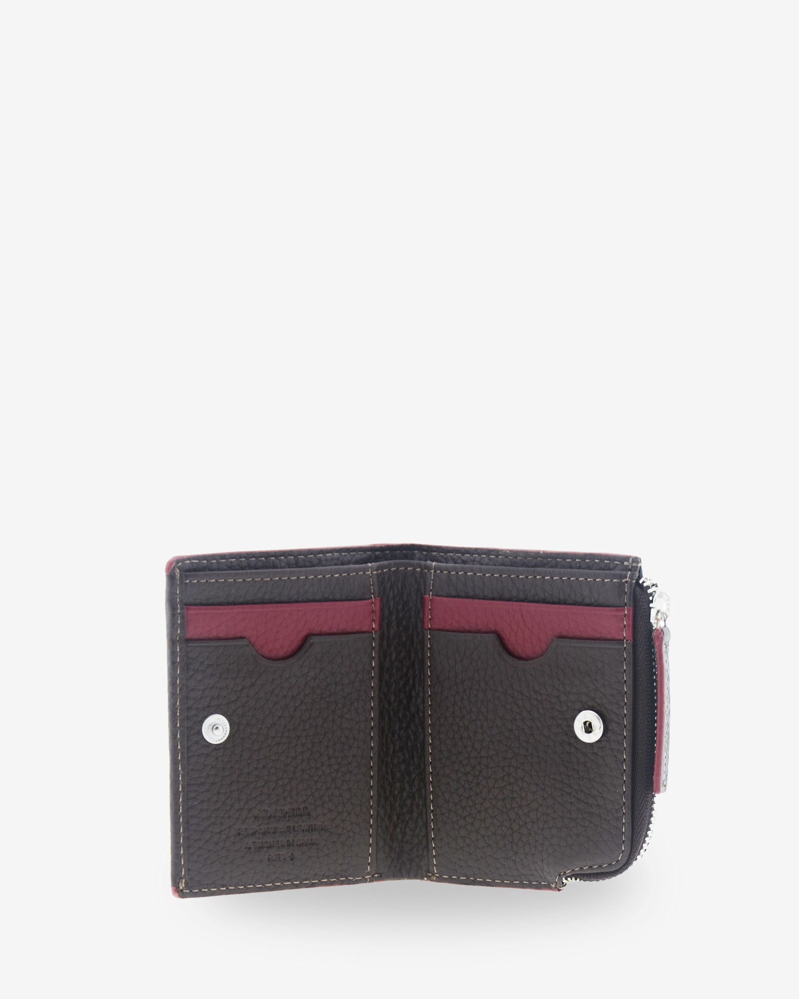 Adapell Nexo 4263 Portafoglio Pelle Nero Sottile RFID