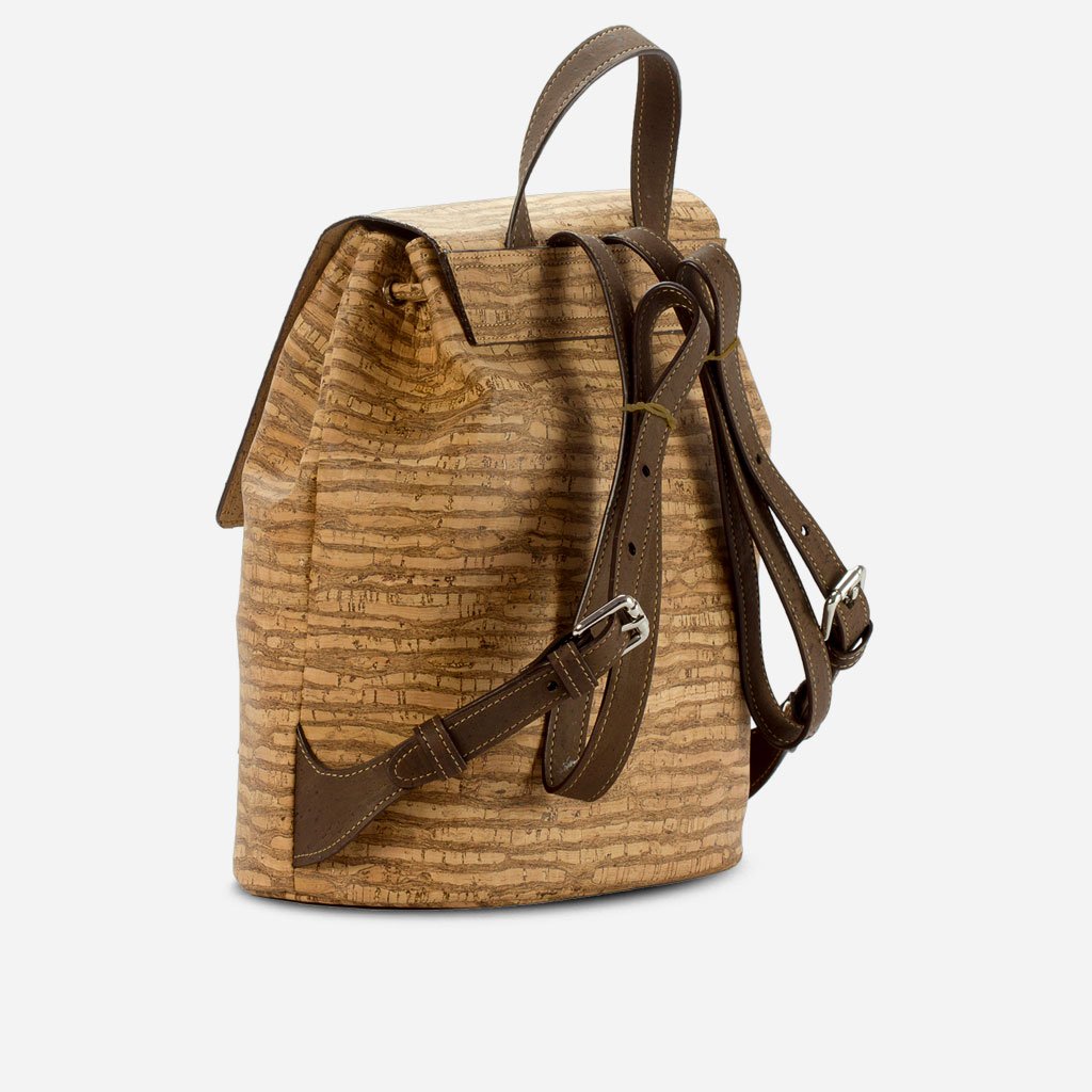 Corkor Bags zaino sughero marrone vegan tracolla