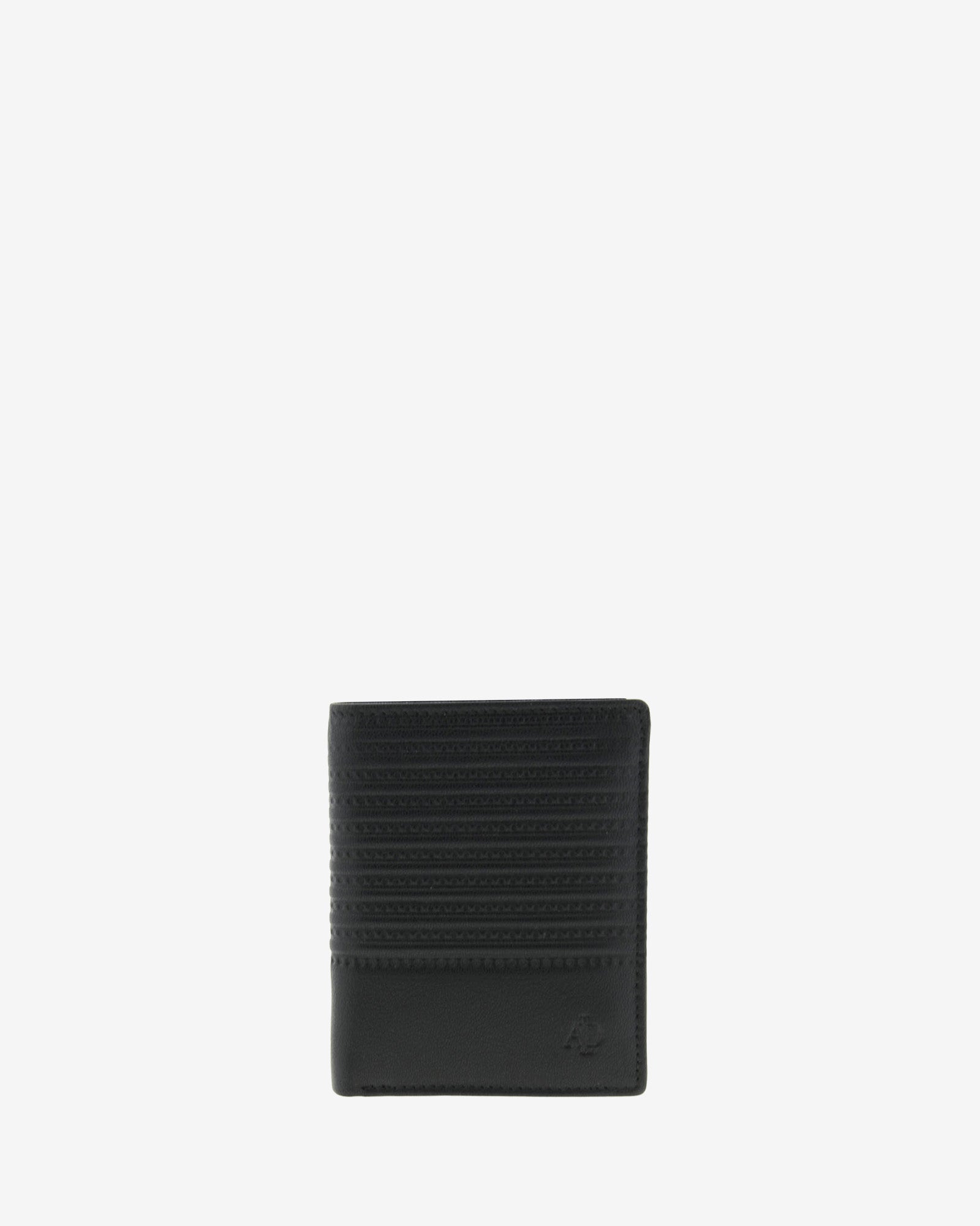 Adapell Race 1651 portafoglio uomo pelle nero RFID verticale
