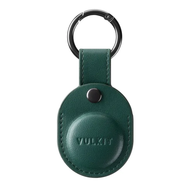 VULKIT Accessories VPA119 custodia AirTag pelle rosa con portachiavi