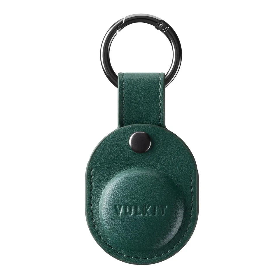 VULKIT Accessories VPA119 custodia AirTag pelle rosa con portachiavi