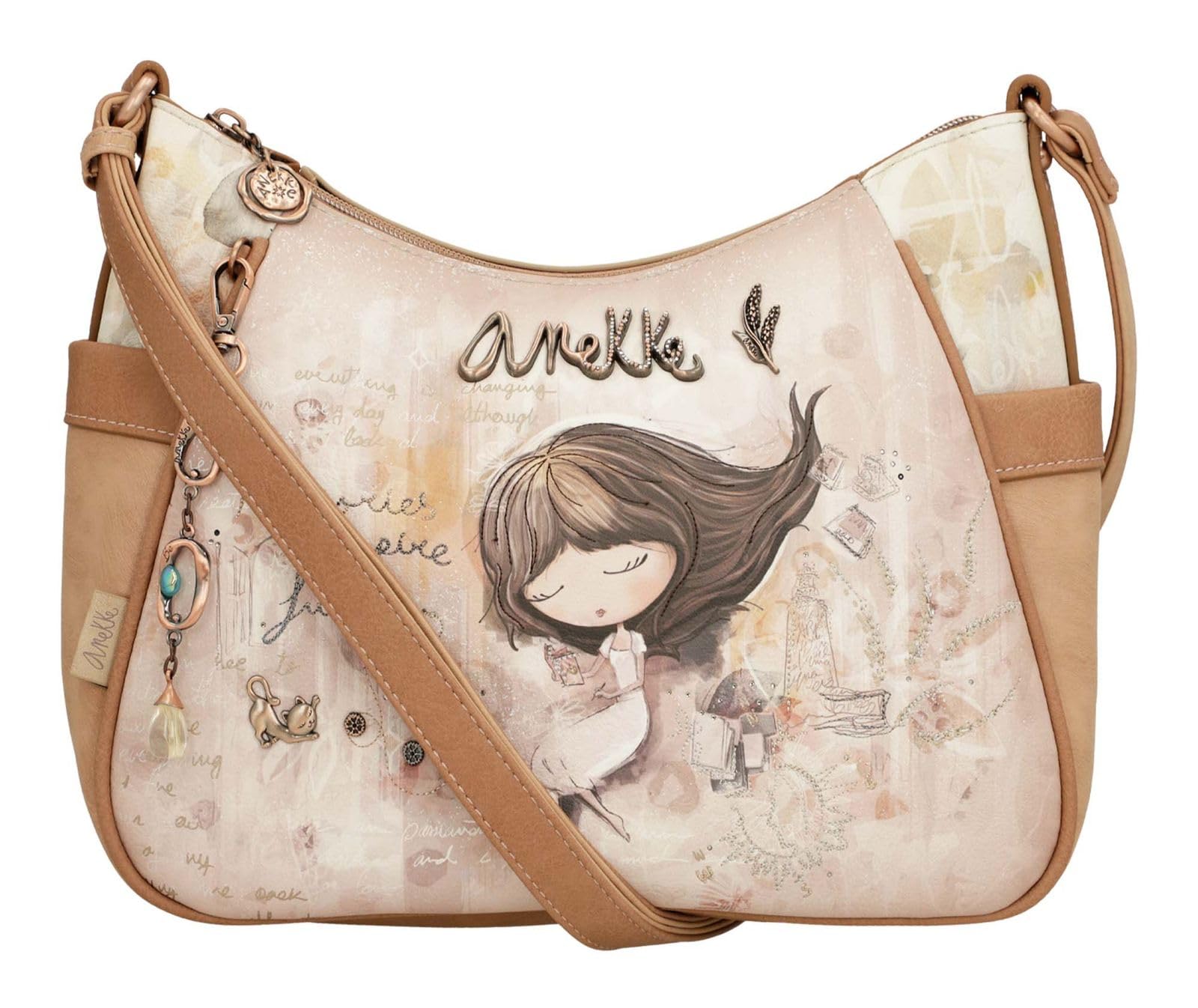 Anekke Memories Bandolera Grande Borsa Tracolla 30x23cm