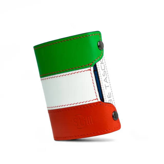 SLim Cover Pelle Be Tasck tricolore Italia custodia pelle