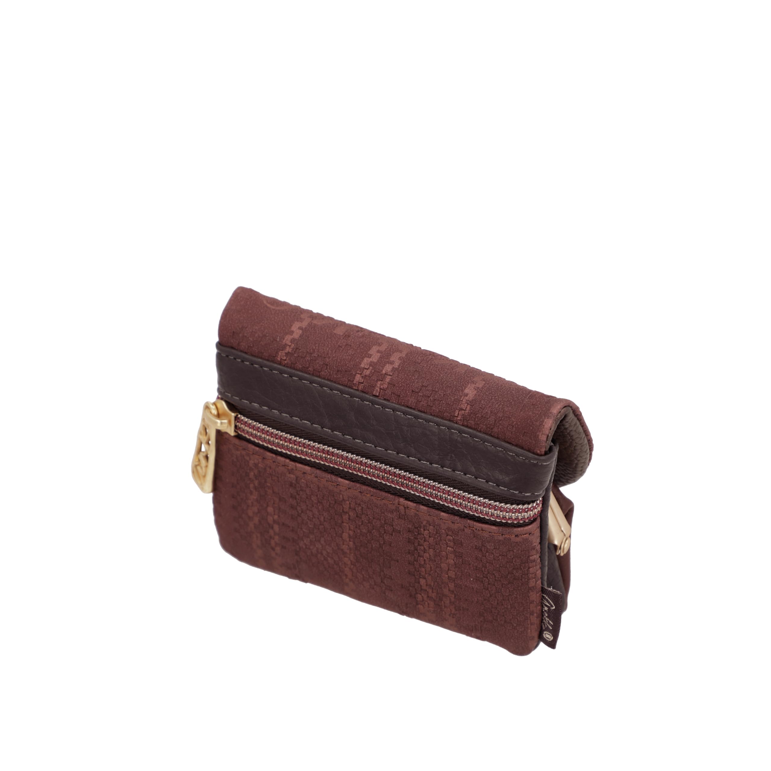 Anekke Burgundy Portamonete Patta Bordeaux