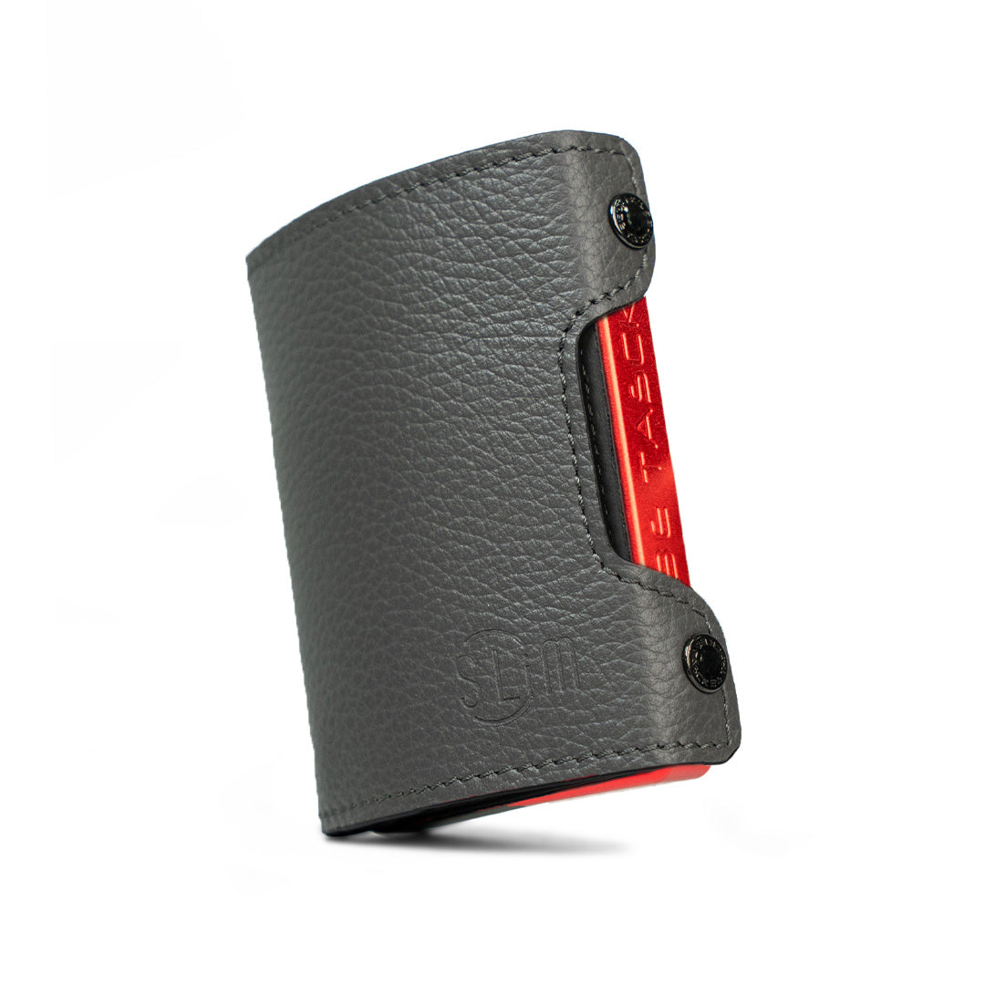 SLim Be Tasck portafoglio bottalato grigio frame nero