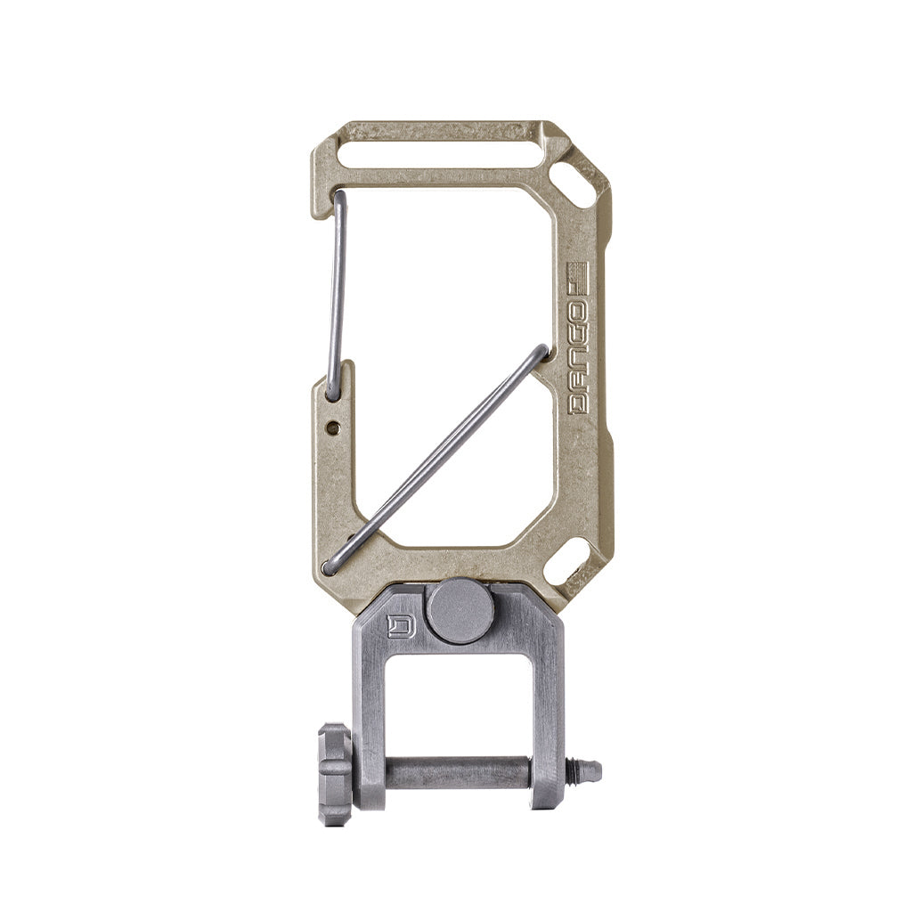 Dango Carabiner Moschettone Alluminio + Portachiavi 8 Chiavi
