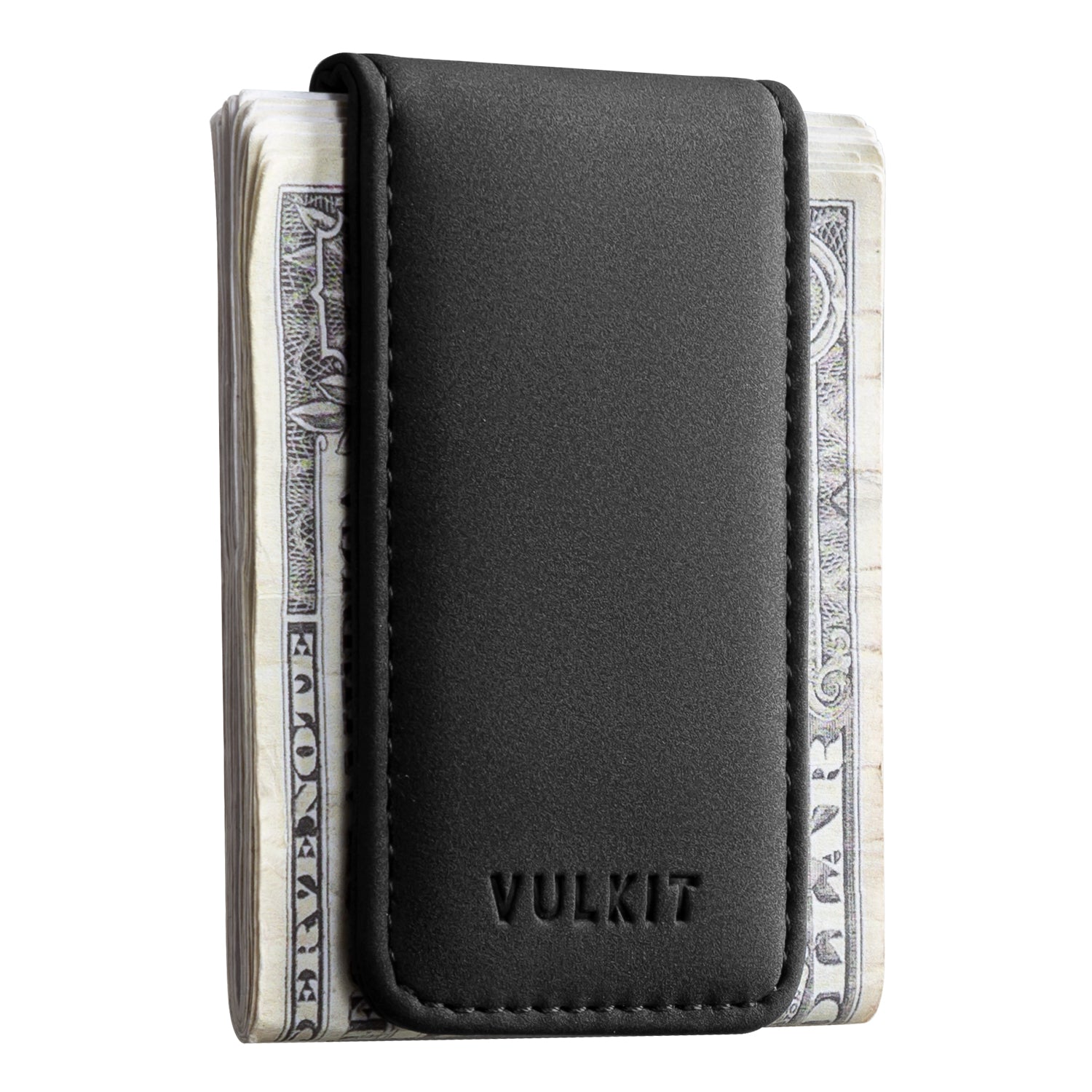 VULKIT VMC101 fermasoldi magnetico pelle vegana espresso 15 banconote