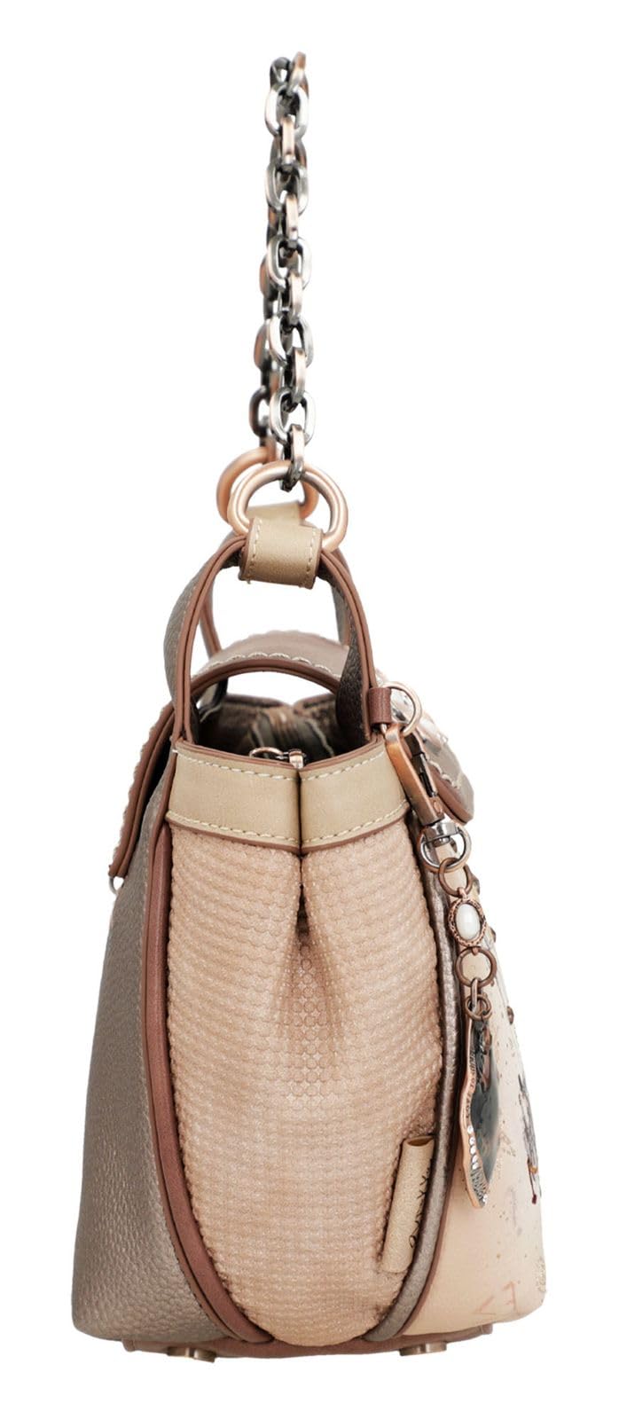 Anekke Hollywood Bandolera Borsa Catena Blu Navy