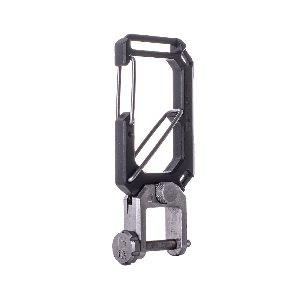 Dango Carabiner Moschettone Alluminio + Portachiavi 8 Chiavi