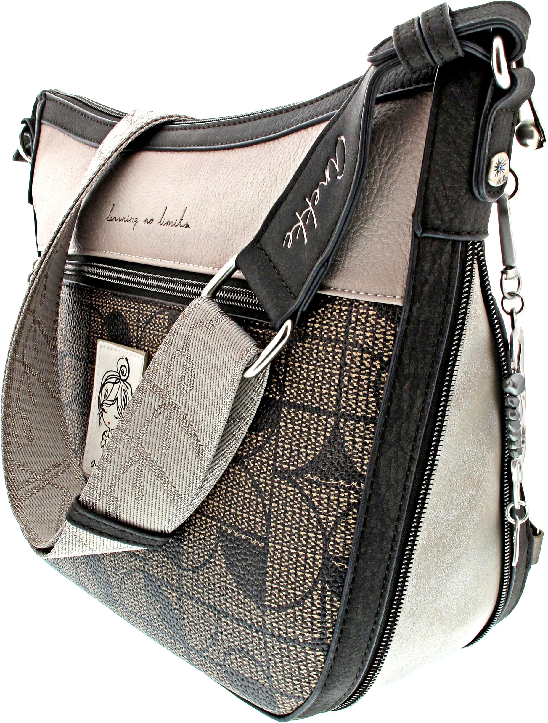 Anekke Auralis Borsa Tracolla Grande Donna Leggera