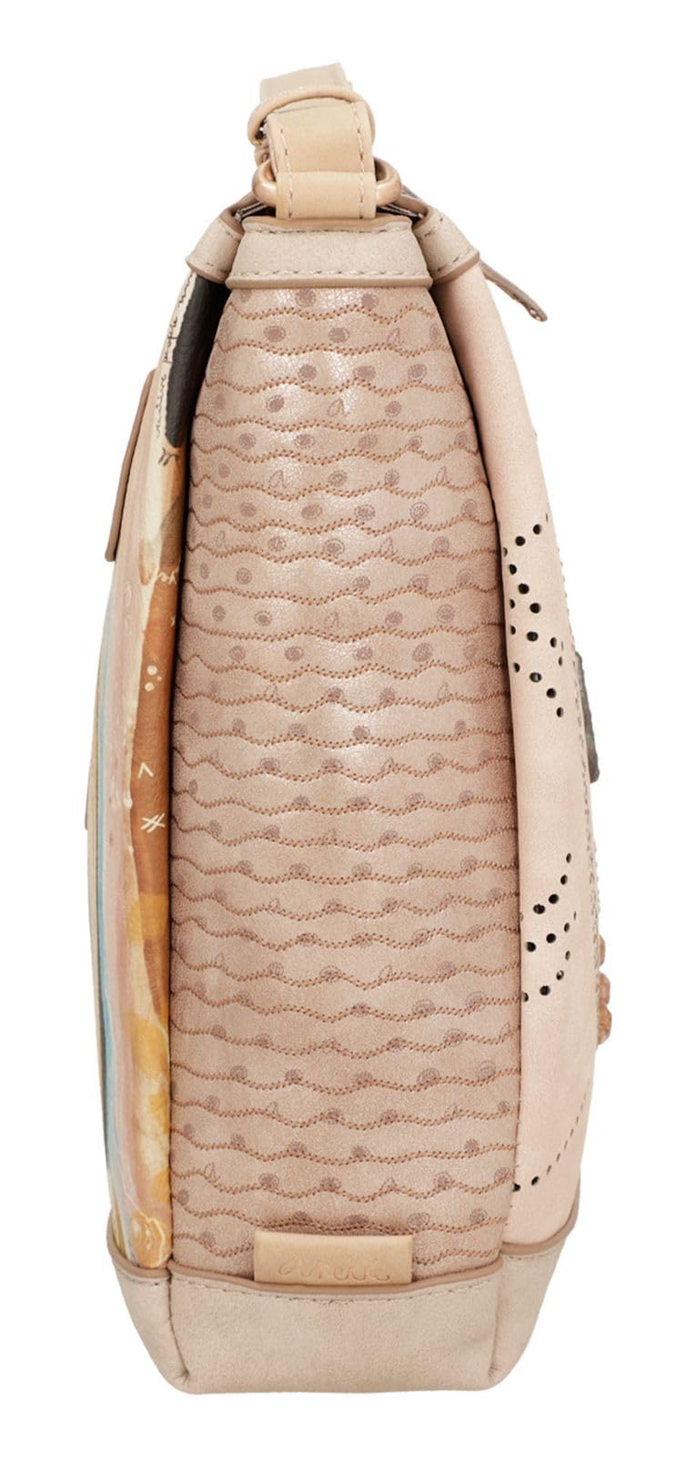 Anekke Hollywood Studio Crossbody borsa a tracolla nude tracolla regolabile