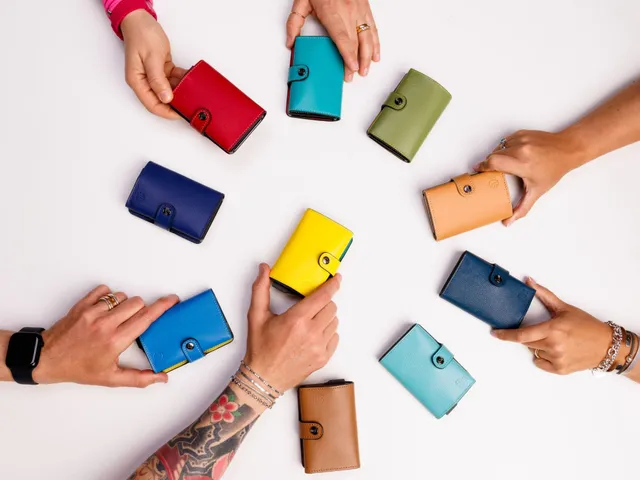 SLim Vera Pelle Personalizzato portacarte pelle compatto