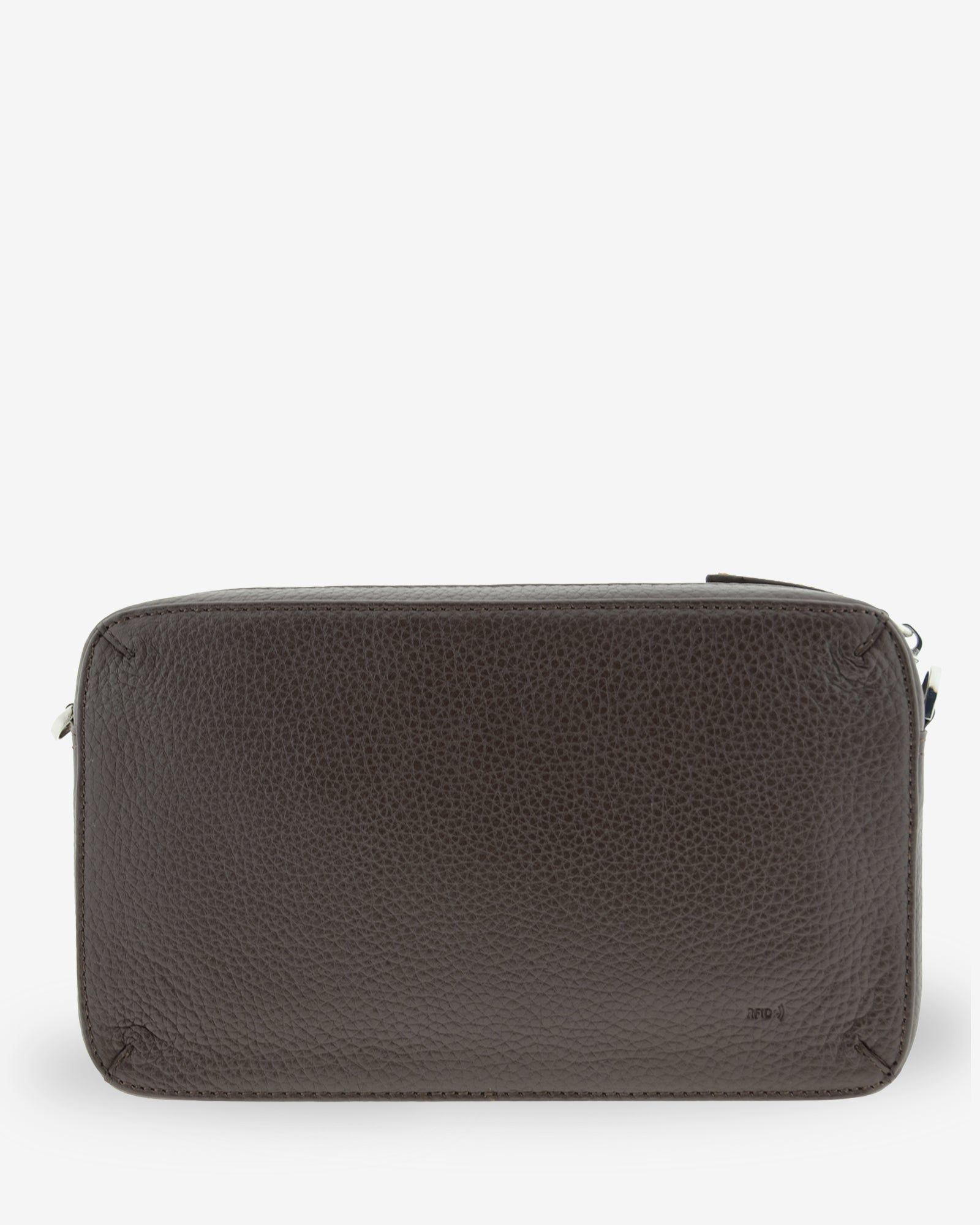 Adapell Nexo borsa tracolla pelle nero RFID orizzontale