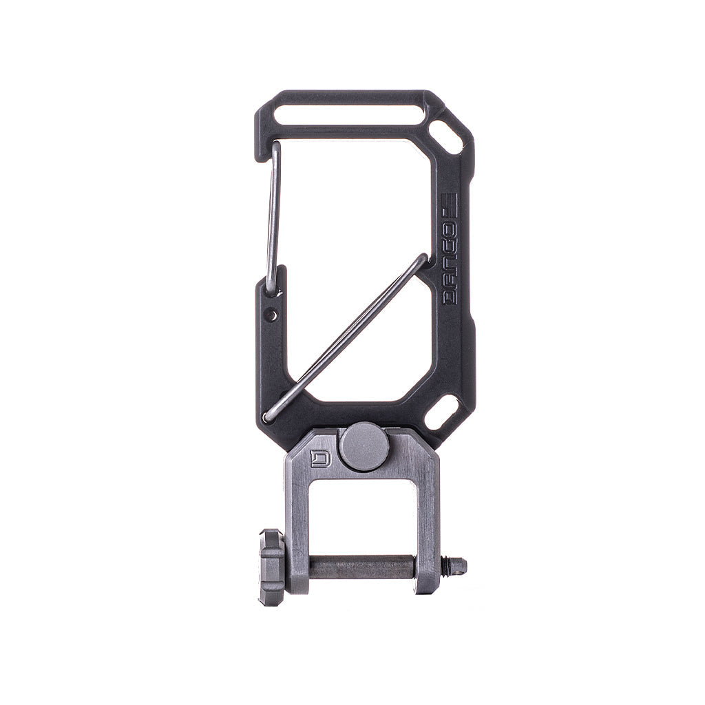 Dango Carabiner Moschettone Alluminio + Portachiavi 8 Chiavi