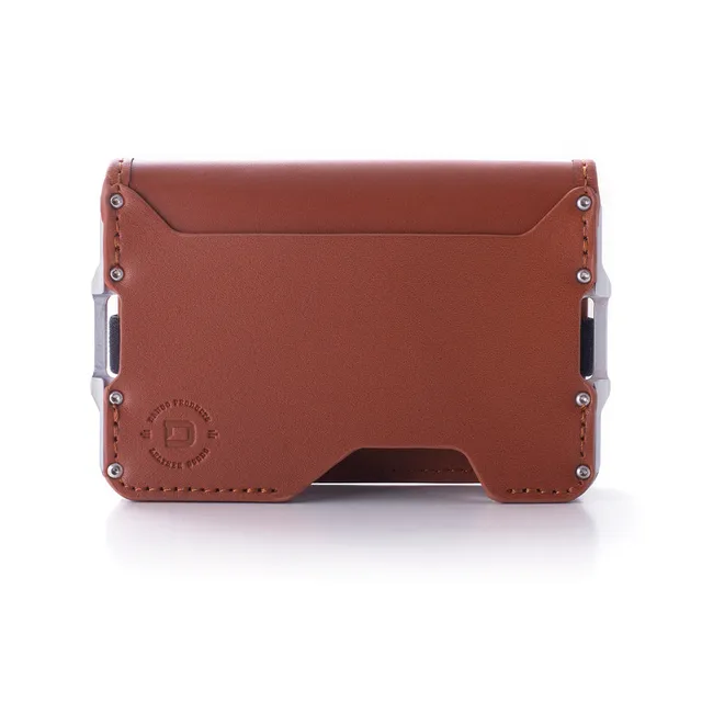 Dango D03 Dapper portafoglio bifold pelle whiskey brown