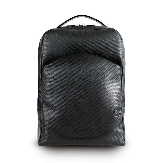 SLim Zaino Medio Carbon zaino nero pelle 8,5 L 14 pollici