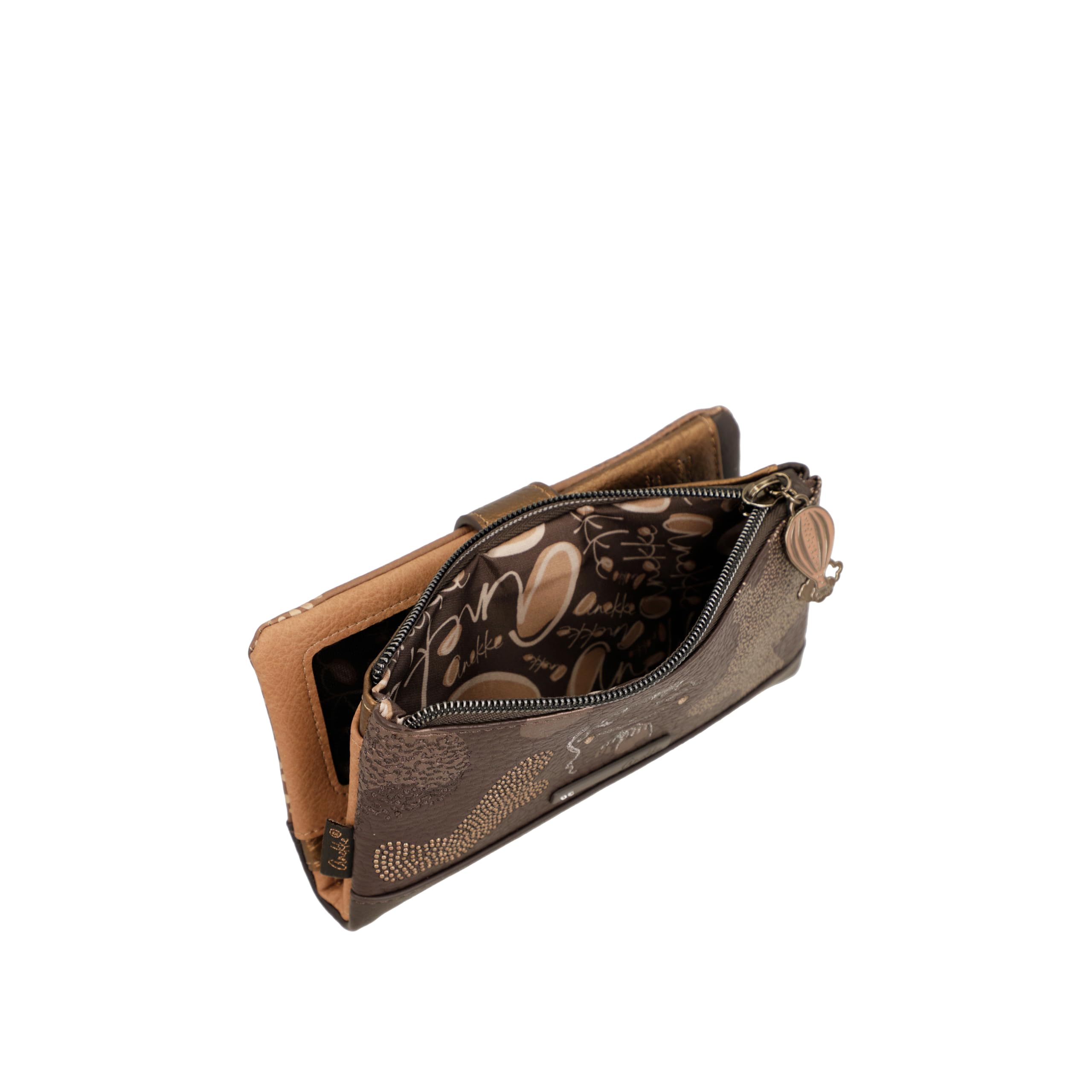 Anekke Odyssey Portafoglio Medio RFID Voyage con Monete